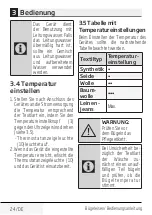 Preview for 24 page of Beko SPM6126R User Manual