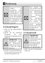 Preview for 25 page of Beko SPM6126R User Manual