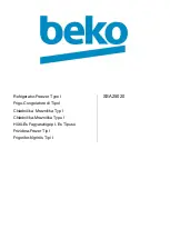 Beko SSA25020 Manual preview