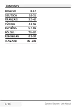 Preview for 2 page of Beko STM 4116 B User Manual