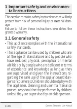 Preview for 8 page of Beko STM 4116 B User Manual