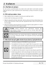 Preview for 49 page of Beko STM 4116 B User Manual