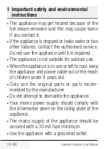 Preview for 10 page of Beko STM 6120 W User Manual