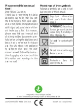 Preview for 6 page of Beko SWM2971W User Manual