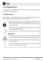 Preview for 13 page of Beko SWM2971W User Manual