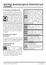 Preview for 15 page of Beko TAM 4321 W User Manual