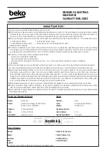 Preview for 32 page of Beko TAM 8202 W User Manual