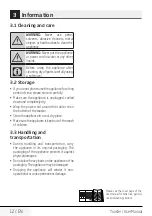 Preview for 12 page of Beko TAM4201B User Manual