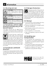 Preview for 11 page of Beko TAM4311W User Manual