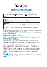 Preview for 56 page of Beko TAM4341W User Manual