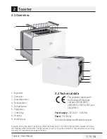 Preview for 7 page of Beko TAM6202W User Manual