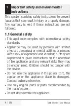 Preview for 4 page of Beko TBN 81808 BX User Manual