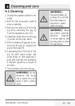 Preview for 15 page of Beko TBN5400 User Manual