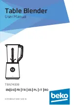 Beko TBN7400B User Manual preview