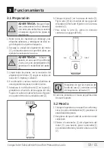 Предварительный просмотр 59 страницы Beko TBP 7354 X User Manual