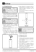 Предварительный просмотр 73 страницы Beko TBP 7354 X User Manual