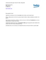 Preview for 80 page of Beko TBS3164X User Manual