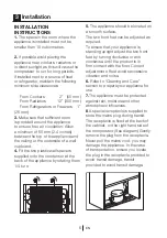 Preview for 7 page of Beko TFF654APS Installation, Operation & Food Storage Instructions