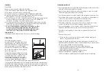 Preview for 7 page of Beko TL 654 W Installation, Operation & Food Storage Instructions