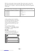 Preview for 17 page of Beko TLD 673 APB Installation, Operation & Food Storage Instructions