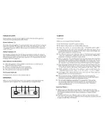 Preview for 5 page of Beko TZG 990 Operating Instructions Manual