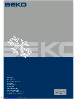 Preview for 26 page of Beko UM584W Installation, Operation & Food Storage Instructions