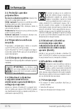 Preview for 52 page of Beko VCC 44820 AB User Manual