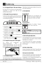 Preview for 64 page of Beko VCC 61602 AD User Manual