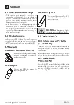 Предварительный просмотр 89 страницы Beko VCC34801AR User Manual