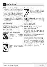 Предварительный просмотр 119 страницы Beko VCC34801AR User Manual