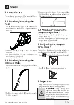 Предварительный просмотр 7 страницы Beko VCM 71602 AD User Manual