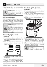 Предварительный просмотр 9 страницы Beko VCM 71602 AD User Manual