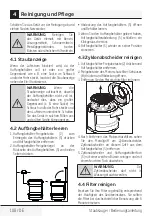 Предварительный просмотр 108 страницы Beko VCM 71602 AD User Manual