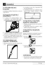 Preview for 73 page of Beko VCM 71605 AP User Manual