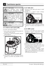 Preview for 76 page of Beko VCM 71605 AP User Manual