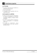 Preview for 77 page of Beko VCM 71605 AP User Manual