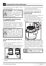 Preview for 85 page of Beko VCM 71605 AP User Manual