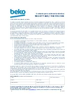 Preview for 78 page of Beko VCO 42702 AD User Manual