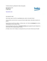 Preview for 22 page of Beko VCO 62602 AB User Manual