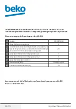 Preview for 34 page of Beko VCO 92702 AB User Manual