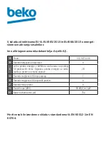 Preview for 78 page of Beko VCO 92702 AB User Manual