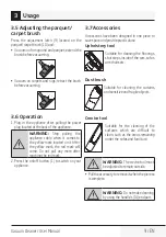 Preview for 9 page of Beko VCO32801AR User Manual