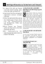 Preview for 16 page of Beko VCO32801AR User Manual