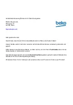 Preview for 23 page of Beko VCO32801AR User Manual