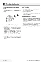 Preview for 122 page of Beko VCO32801AR User Manual