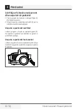 Preview for 52 page of Beko VCO32818WR User Manual