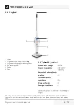 Preview for 41 page of Beko VCS 50700 CW User Manual