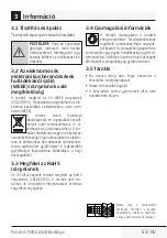 Preview for 65 page of Beko VCW 62801 BR User Manual