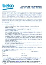 Preview for 75 page of Beko VRT 61814 VB User Manual