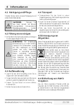 Preview for 21 page of Beko VRT 70925 VB Manual